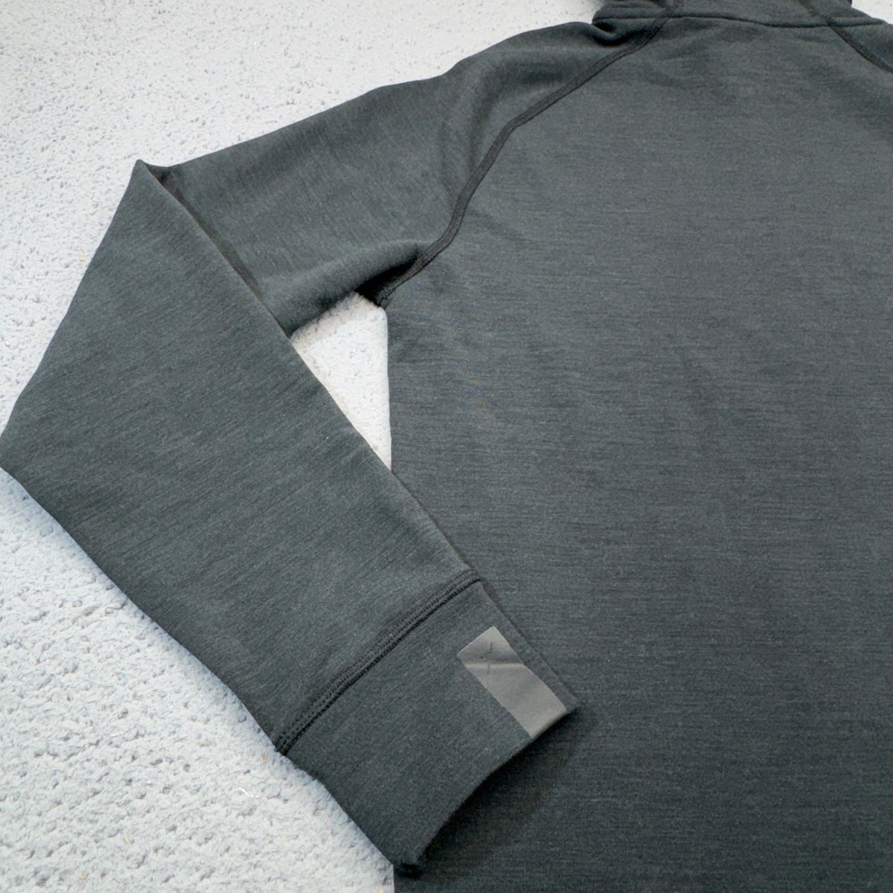 Ten Thousand Merino Tech Hoodie Mens Small Black Wool Popover Training Gorp NWT - Picture 9 of 12